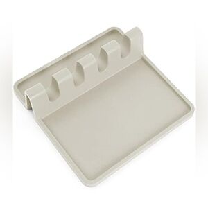 Kitchen Silicone Utensil Rest with Drip Pad